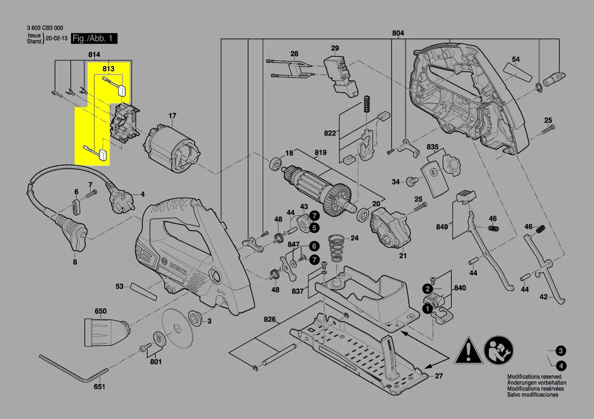 Balais charbon réf. 1 600 A00 1LE Bosch